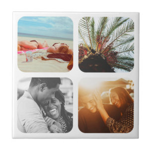 4 Photo Template Rounded Home Tile