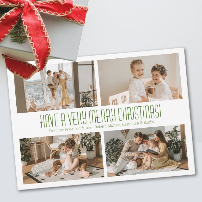 4 Photo Very Merry Christmas Holiday (Creator Uploaded)