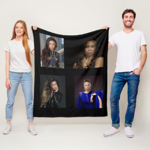 4 Photos  Fleece Blanket