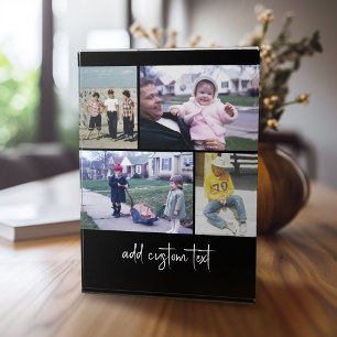 4 Pic Collage - you can change black colour Photo Block