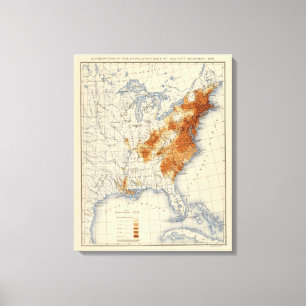 4 Population 1810 Canvas Print