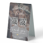 4 QR Codes 2 Photo Mobile App Honeymoon Fund