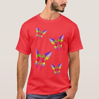 4 Rainbow Butterflies T-Shirt