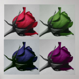 4 Roses Poster