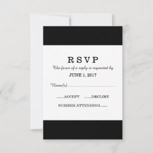 4 RSVP Card Template
