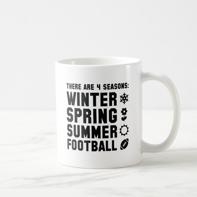4 Seasons Football Coffee Mug (Right)
