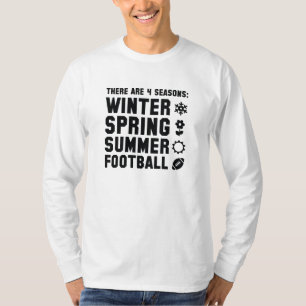 4 Seasons Football T-Shirt