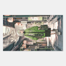 [4 Sheet Set] Green JK Seal | Sushi Musume Generat