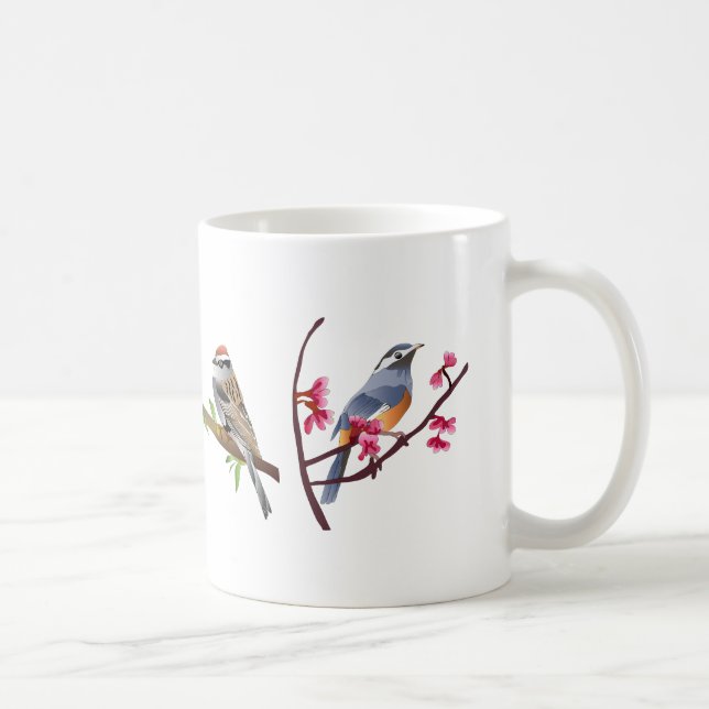 4 Songbirds Mug (Right)