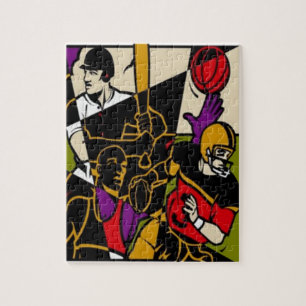 4 Sport Puzzle with Gift Box