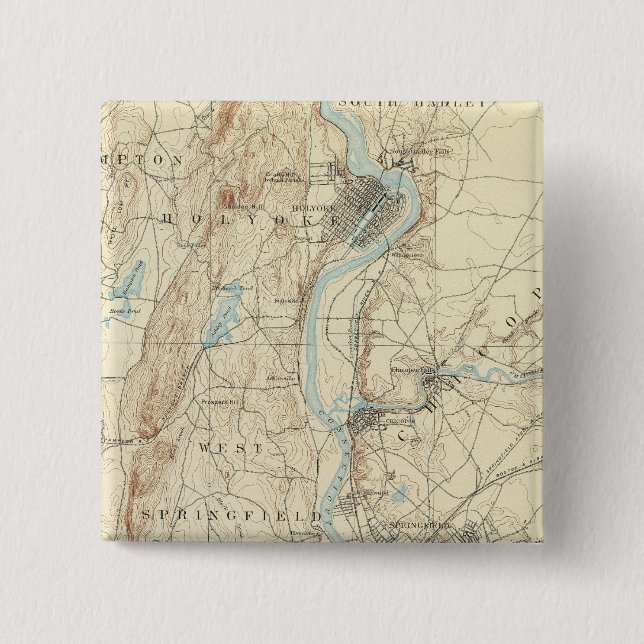 4 Springfield sheet 15 Cm Square Badge (Front)