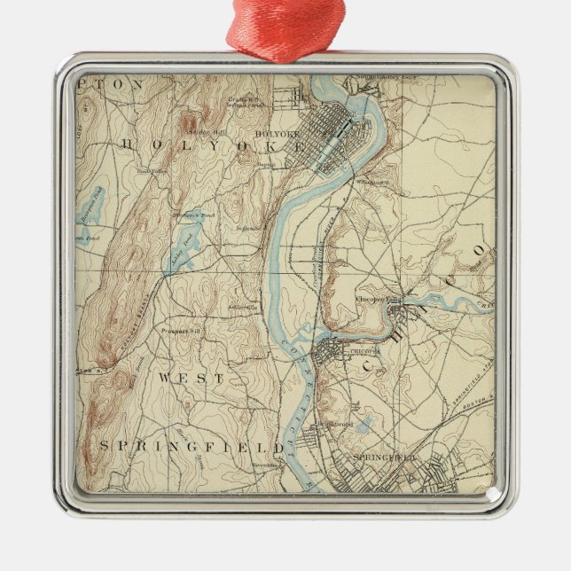 4 Springfield sheet Metal Tree Decoration (Front)