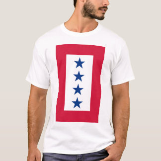 4-Star Blue Star Service Banner T-Shirt