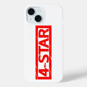 4-star Stamp iPhone 15 Case