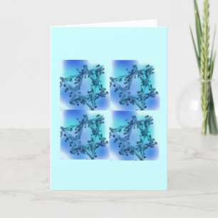 4 Stars of David Card