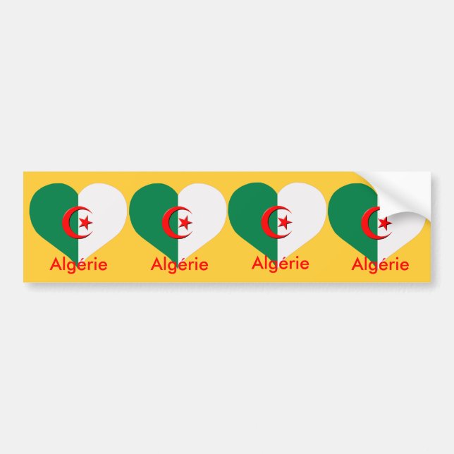 4 stickers carosserie automobile  algerie algeria (Front)