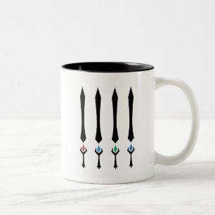 4 Stones Two-Tone Coffee Mug