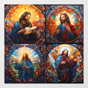 4 Stunning Images of Jesus Window Cling