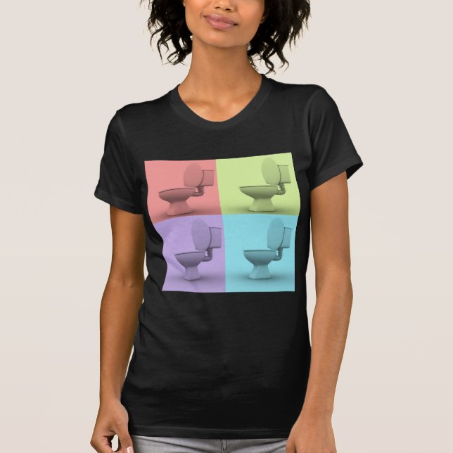 4 Toilets T-Shirt (Front)