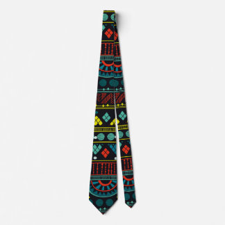 #4 Tribal print tie