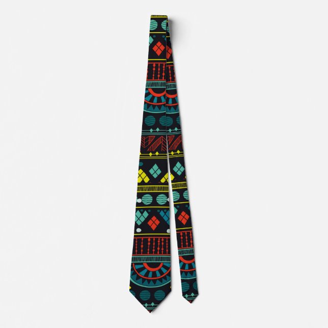 #4 Tribal print tie (Front)