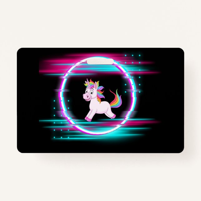4.Unicorn love   ID Badge (Front)