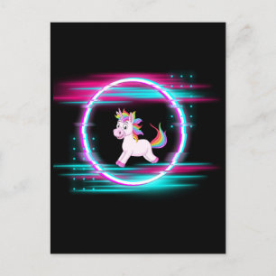 4.Unicorn love  Postcard