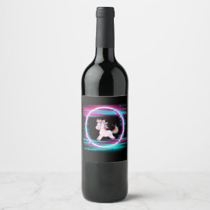 4.Unicorn love   Wine Label