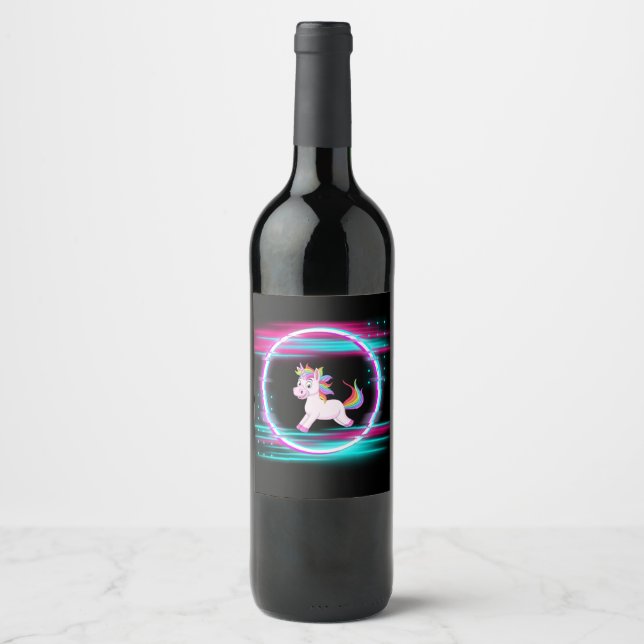 4.Unicorn love   Wine Label (Front)