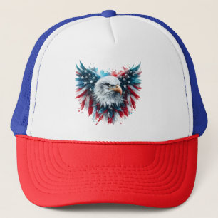 #4 USA TRUCKER HAT