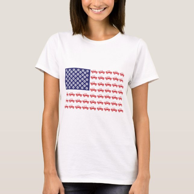 4-Wheel-Flag-Final T-Shirt (Front)