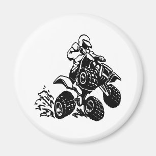 4 Wheel Quad Racing Magnet