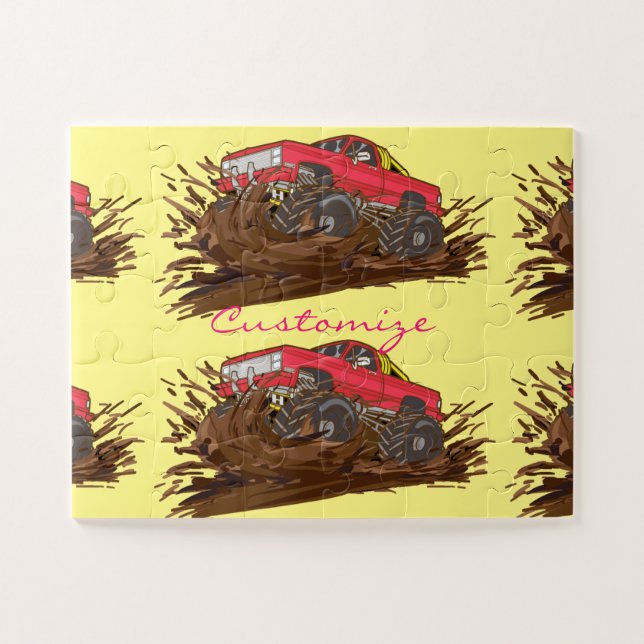 4-wheeler mud truck Thunder_Cove Jigsaw Puzzle (Horizontal)