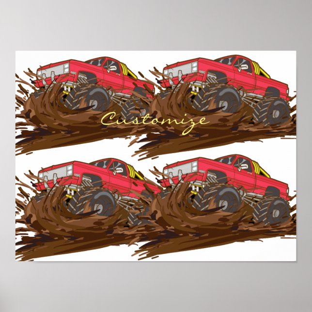 4-wheeler mud truck Thunder_Cove Poster (Front)
