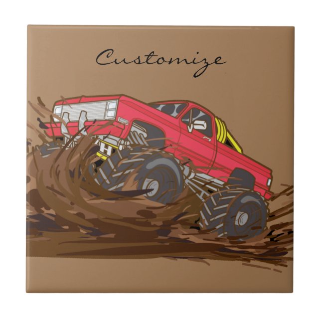 4-wheeler mud truck Thunder_Cove Tile (Front)