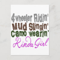 4 wheeler ridin mud slingin camo wearin kinda girl