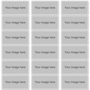 4" wide stickers - 18 sticker sheet 