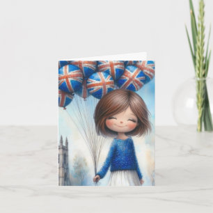 4 x 5.6 Folded Greeting Card-Customisable-British Card