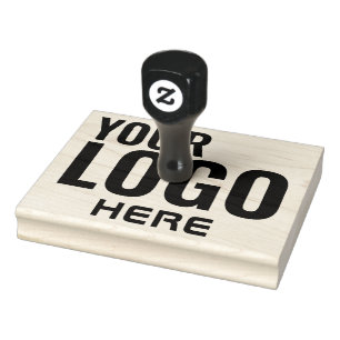 4" x 5" Extra Large Custom Company Logo Rubber Sta Rubber Stamp