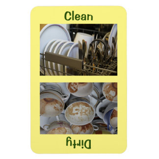 4" x 6" Clean/Dirty Dishes Dishwasher Magnet