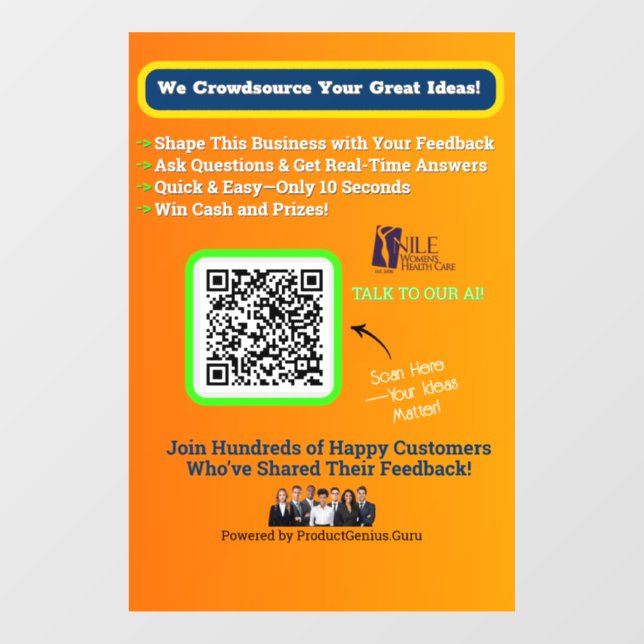 4 X 6 Window Cling (Sheet)