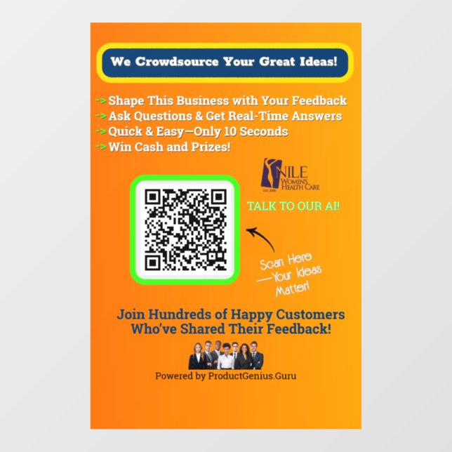 4 X 6 Window Cling (Sheet)