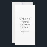 4" x 8" Flat Card - Portrait<br><div class="desc">Customise your design in Templett. After you are done editing,  download your file in a JPG format (don't forget to turn on the bleed option). Upload your design here by clicking on the blue "Personalise" button.</div>