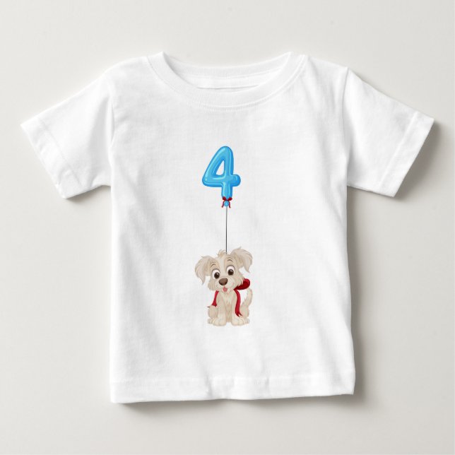 4 year baby T-Shirt (Front)