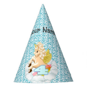 4 year old birthday Unicorn party hat
