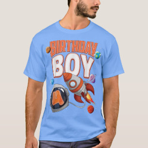4 Year Old Spaceship Boy 4th Birthday Space Shuttl T-Shirt