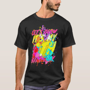 4 Years Old Let's Glow Party 4th Birthday It's My T-Shirt