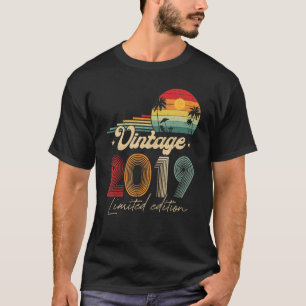 4 Years Old Vintage 2019 Limited Edition 4th Birth T-Shirt