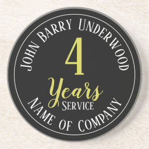 4 Years Service Staff Award Coaster