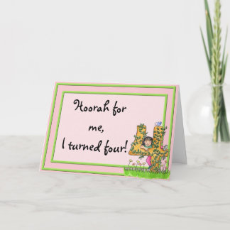 4 yr old Birthday Invitation